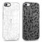 Foonary 2 Pack Clear Print Phone Case Compatible with iPhone 8/SE 2022/7/SE 2020 4.7,Slim Soft Silicone with Line Flower Design Aesthetics Transparent Pattern Cases,Shockproof Bumper Protector Cover