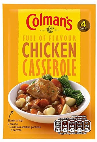 Colman's Chicken Casserole Seasoning Mix, 40g (Pack of 6)