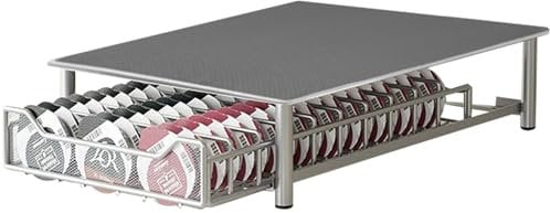 YedZen Coffee Capsule Stand Drawer for 60 Tassimo, Tassimo Capsule Holder, Metal Capsule Holder Drawer for 60 Coffee Capsules Storage, Coffee Capsules Organiser