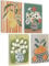 mojoliving Moderne Bilder Küche Poster Set Bilder Deko Küche Wandbilder Aesthetic Poster Wohnzimmer Bilder Set Wanddeko (Lemons Flowers, 4x A4 | ohne Rahmen)