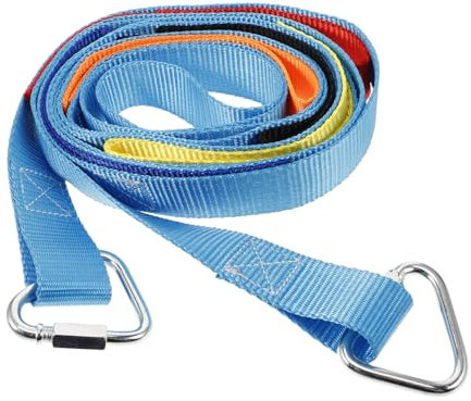 Colorful Climbing Rope Ladder for Kids Portable 10FT Soft Rope Climbing Toy for Outdoor Treehouse Play Suitable for Children Outdoor Activities