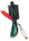Luxshiny Convertidor Cable de Altavoz de Doble Conector Macho Adaptador de Salida de Línea para Subwoofer Compatible con Sistemas de Audio de Coche y Hogar Diseño Plug-and-play Abs Duraderos