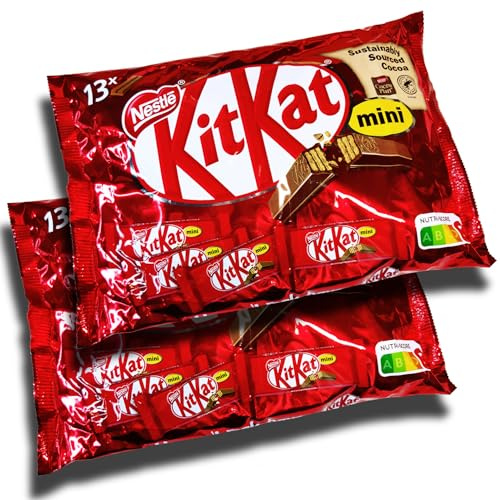 2 er PackNestle KitKat Mini 13er Schokoriegel 2x 217 g Tüte