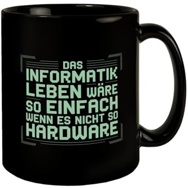 speecheese Tasse Das Leben nicht so Hardware für Informatiker lustiger | Spruch für Büro