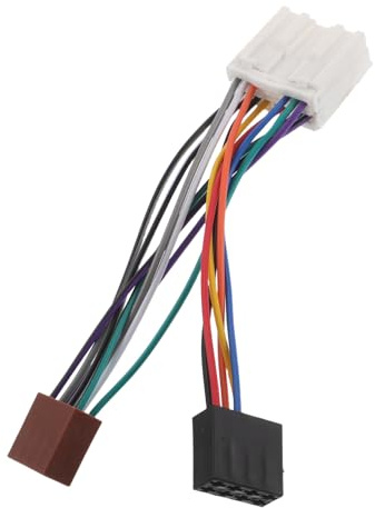 MOLUCKFU Car Radio Harness Iso Stereo Connector Cable for Vehicle Wiring Harness Plug Replacement Compatible Audio Conversion Kits for Car Sound Accessories