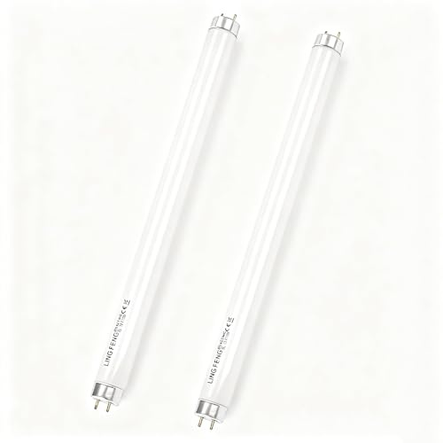 Générique Leuchtstoffröhren, 15 W, 450 mm, energiesparend, Sockel G13, Kaltweiß T8 4000 K, ideal für Küche, Bad und Schrank, 450 mm, 15 W, 2 Stück