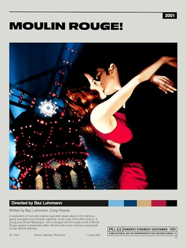 Moulin Rouge - Minimalist Poster cm. 30 x 40
