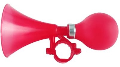 2026 Robuste Fahrradhupe für Kinder mit lauter Signalwirkung einfacher am Lenker (Red, 15X7X7cm)