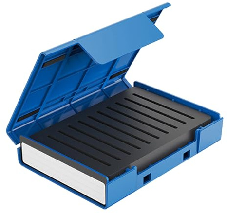 Hard Drive Suitcase Case, 16.2x11.7x3.7cm PP Dust-Proof Storage Box