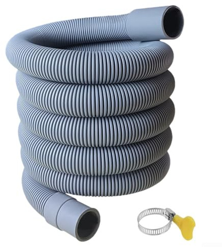 HomeVortex Tubo di scarico del deumidificatore con gomma per uso esterno/interno (4 m)