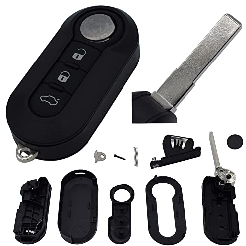 Klapp Schlüssel Gehäuse Funkschlüssel Fernbedienung Autoschlüssel Rohling passend für Opel OPEL Peugeot Peugeot Citroen Citroen FIAT FIAT