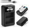 Miady 2-Pack LP-E6/LP-E6N Battery and Dual LCD Battery Charger Set - Compatible with EOS 5D Mark II, 5D Mark IV, 6D, 7D, 60D, 70D, 80D, 2350mAh/7.4V