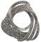 Baoblaze Damen Strass Schalclips Tuchclip Tuchhalter Tuchspange Tuchbrosche für Schal und Tuch, Platin