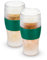 Host 10009 Cooling Cups in Green Freeze Beer, 16 Ounce Freezer Gel Chiller Double Wall Plastic Frozen U.S (473ml / .83 UK Pint) Glass, Set of 2, 16 Fluid_Ounces