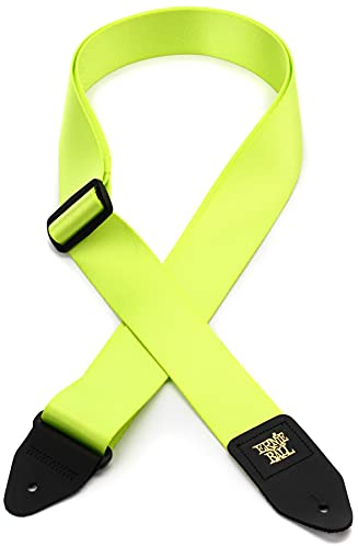 Ernie Ball Gitarrengurt, hochwertig, neongrün