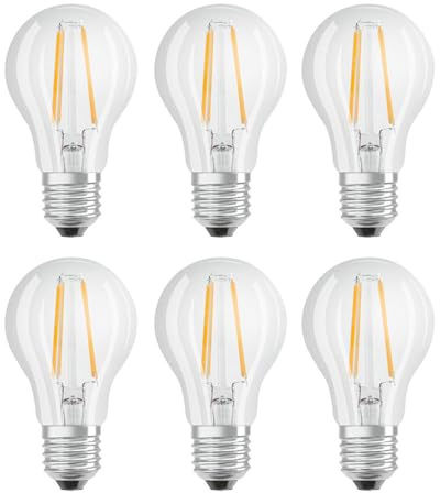 NCC-Licht 6 x LED Lampe mit Tageslichtsensor, 4W E27 klar neutralweißes Licht, Ersetz Glühbirne mit 40W, Auto On/Off