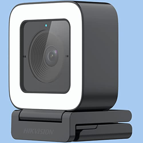 Hikvision Live Webcam 8 MP / 4 K 3840 x 2160 / Eingebaute Beleuchtung/Mikrofon/USB 2.0/3.0/3.6 mm Linse/Digitaler Zoom/IN