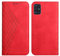 KOUYI Kompatible mit Samsung Galaxy A51 Hülle, Retro Premium PU Leder Weich TPU Klapphülle Kartenfächer Magnetic Standfunktion Flip Wallet Shockproof Handyhülle (Rot)