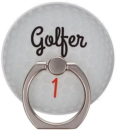 Golfer Golf Ball Phone Ring Holder Grip Finger 360 Mount Stand Mobile Universal Loop for All Smartphones