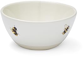 Cooksmart British Designed Ceramic Dip Bowls | Dipping Sauce Dishes for All Types of Sauces & Snacks | Snack & Dip Bowls Perfect for Serving - Bumble Bees