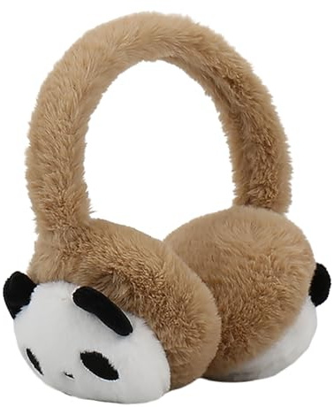 RUIXIA Ohrenschützer Flauschig Süße Fuchs Design Winer Warm Ohrenwärmer Kopfbedeckungen Earmuffs Plüsch Ohrenschützer Kälteschutz Ohrband Warmhalten Accessoire Outdoor für Mädchen Jungen Damen