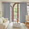 Phating Pinch Pleated Curtains Blackout Window Treatment, Extra Long Room Darkening Patio Door Window Drapes Curtain Panel with Hooks (1 Panel, Grey, 52 Wx108 L)