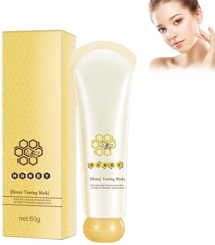 Glow Tulip Honey Tearing Mask, Honey Tearing Mask Peel, Glow Tips Honey Mask, Honey Tearing Mask Peel Mitesser, Gesichtstief reinigende und feuchtigkeitsspendende Maske (1pc)