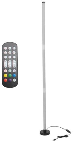Cryfokt Projecteur D'angle LED RVB Lampadaire D'angle avec 69 Lumières Synchronisées avec la Musique Lampe sur Pied Moderne Rotative à 180° avec Télécommande pour les Salons, les