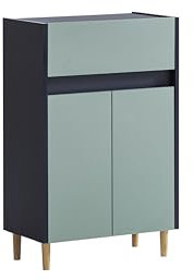 Schildmeyer Lovis Unterschrank 157064, Nachtblau / Taubenblau, 56,9 x 33 x 90,3 cm