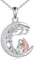 ONEFINITY Schwester Kette 925 Sterling Silber Schwester Halskette für 2 Schwester Geschenke von Schwester Schmuck