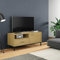 Homgoday Oslo Meuble TV avec pieds en métal Bois massif pin marron Meuble TV Meuble TV Meuble TV Meuble TV Meuble TV