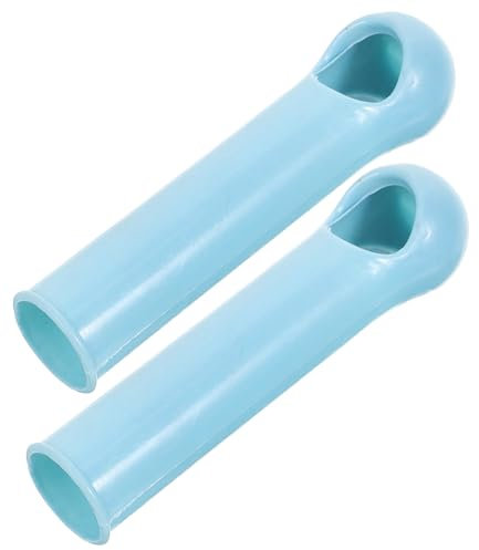 GLSTOY 2pcs Broom Handle Grip Replacement 19mm Mop Rod Grip Clothesline Pole Sleeve Floor Cleaning Sweeping Broom Stick for Household Cleaning Accessories