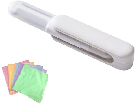 Zynewa 1 x 3-in-1 multifunctional rotary paring knife, and 1 x 20 cm large cloth, 360° rotating stainless steel, portable peeler, for peeling, cutting, dicing, cutting, chopping