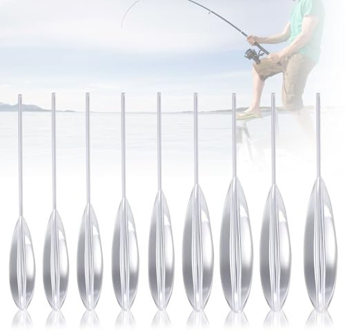 JAONLD 9 Stück Sbirolino Sinkend 5-35g Praktisch Angelzubehör Forelle Angelzubehör Spirolino Forelle Dauerhaft Forellen Angeln Spirolino Sinkend für Forellenteig und Spoons Forelle (Langsames Sinken)