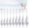 JAONLD 9 Stück Sbirolino Sinkend 5-35g Praktisch Angelzubehör Forelle Angelzubehör Spirolino Forelle Dauerhaft Forellen Angeln Spirolino Sinkend für Forellenteig und Spoons Forelle (Langsames Sinken)