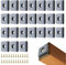 24 Stück Teflongleiter Zum Schrauben Teflon Möbelgleiter,Möbelgleiter Teflon,Gleiter Für Möbel,Teppichgleiter Gleiter Furniture Glides Für Möbel Sessel Stuhlbeine