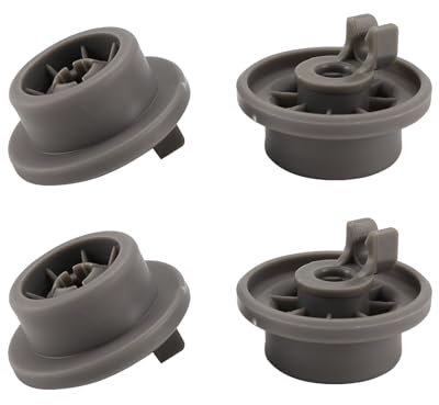 Sirxlevcy Ruedas de Cesta Inferior para Lavavajillas, Compatibles con para y 165314, Repuestos para Lavavajillas, Rodillos Inferiores
