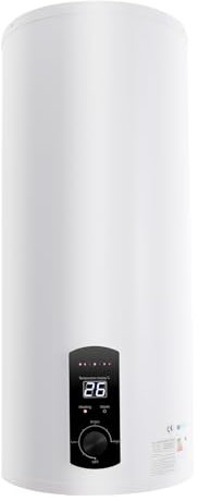 Calentador de Agua Eléctrico de Depósito, Temperatura Ajustable 60L 34 * 81cm