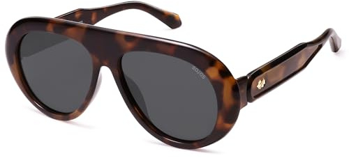 SOJOS Pilotenbrille Größ Sonnenbrille Damen Herren Polarisierte Sunglasses | Retro Vintage 70er Jahre Styles UV400 Schutz Oversize Brille SJ2390