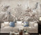 Fototapete 3d Effekt Tapete 200x140cm Tropischer Dschungel Pflanzen Vögel Natur Vintage Panoramatapete Wandbilder Vliestapete Seiden Wand Deko
