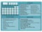 Magnetic Calendar for Refrigerator,Meal Planner for Kitchen - Multipurpose Monthly Fridge Calendar for Fitness Tracker Chore Chart Shopping Meal Planning Workout Schedule