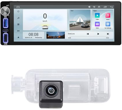 6.9'' AHD GPS Navigation Canbus Radio CarPlay Android Kompatibel mit BMW E31 840i 850i 850csi/E32 E34 E36 E38 328 M3 Z3 328i 325i 535i 540i 840ci 850ci/E30/318i 323i 323is/E28 (Radio+Rückfahrkamera)