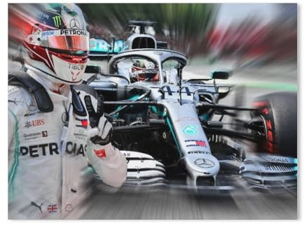 Puzzle 1000 Teile，Champion Lewis Hamilton，DIY Handwerk Geschenk（50x70cm）-AB42