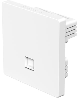 Labgear WiFi 6 In-Wall Access Point AX3000 3000Mbps, Dual Band 2.4GHz 5GHz Wall Plate WiFi, PoE Powered Gigabit Ethernet Wall Mount Access Point 86mm, Cloud Managed for Home, Hotel and Office
