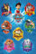 Paw Patrol - Crests - Tiere Hunde Kinder Fernseh TV Serie Poster Plakat Druck - Wohnzimmer- Grösse 61x91,5 cm, Bunt