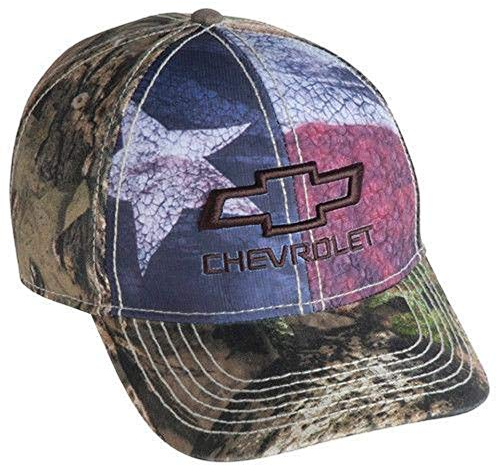 Chevrolet Chevy Bowtie Hat Cap Bowtie Texas Flag Camo Cap Lonestar USA Rot Weiß, Camo, Einheitsgr��e