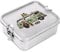 ppd Paperproducts Design Outdoor Camping Lunch-Box Freiheit, Breite x Tiefe x Höhe: 17 x 13 x 6,2cm, Füllvolumen 0,9l, 100% auslaufsicher Edelstahl