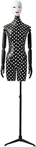 EIIDJFF Schneiderpuppe Mannequin Modelle Professionelle Dummy-Accessoires Dummy-Schaufensterpuppe Torso Clothing Shop Window Display 519