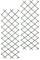 Lot de 2 treillis extensibles en plastique - 180 x 60 cm - Pour plantes grimpantes