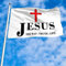Aihccy Jesus The Way Truth Life Flagge, Banner für Gartenhaus, Rasen, Dekoration, 90 x 150 cm